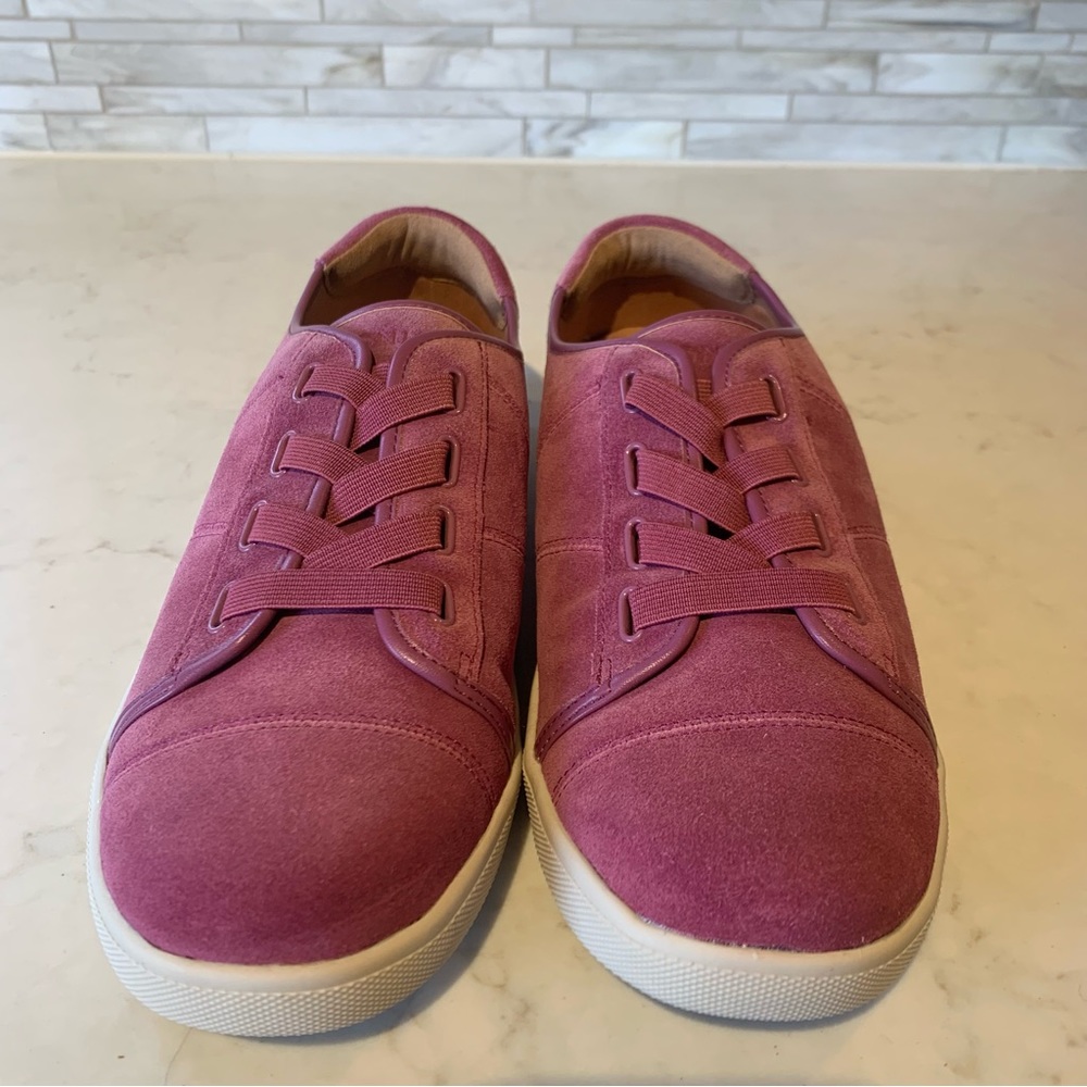 Vionic Lavender Rose Suede Sneakers size 9.5 - Picture 3 of 15